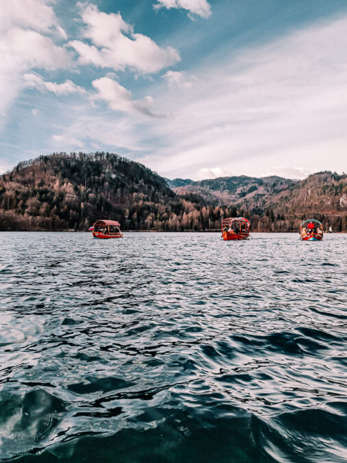 pletna al lago di bled slovenia